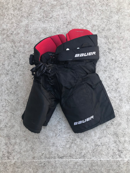 Hockey Pants Child Size Junior Medium Bauer Vapor Minor Wear  Black Red