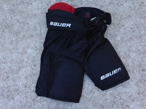 Hockey Pants Child Size Junior Small Bauer Vapor Black Red Excellent