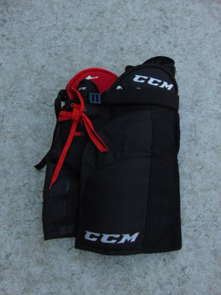 Hockey Pants Child Size Junior Small CCM 130 Black Red As New