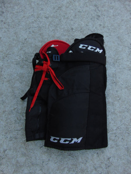 Hockey Pants Child Size Junior Small CCM 130 Black Red As New