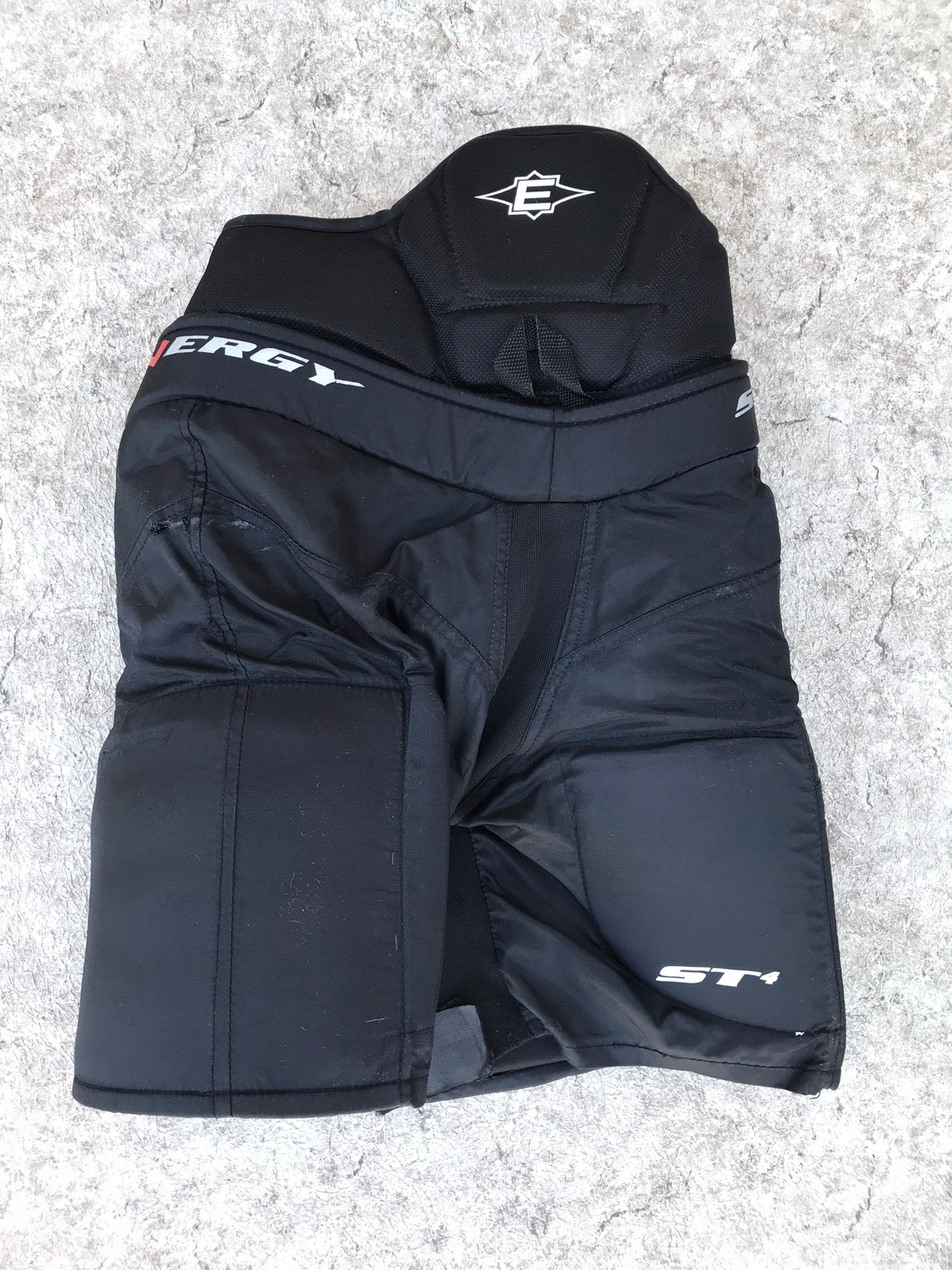 Hockey Pants Child Size Junior X Large Easton Black Red Excellent
