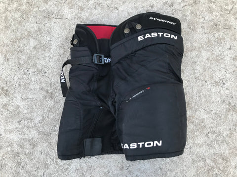 Hockey Pants Child Size Y X Large 5-6 Easton Black Red  MM 8014
