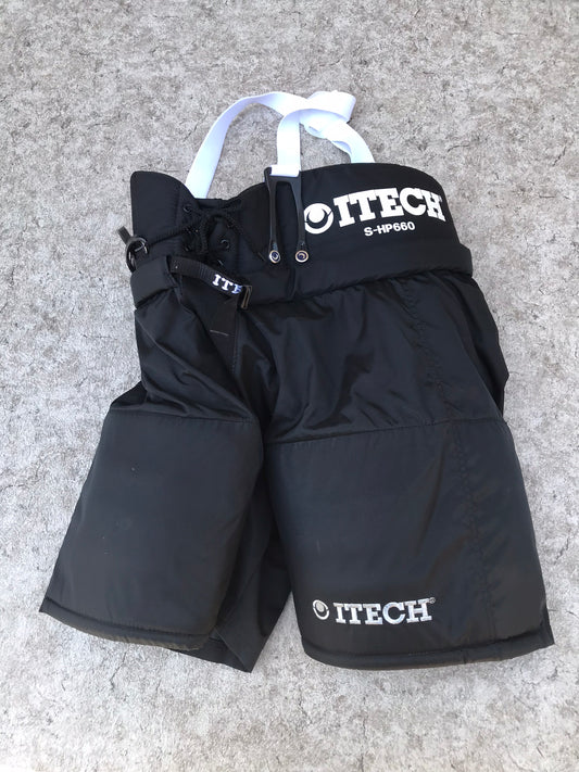 Hockey Pants Men's Size Large Itech With Suspenders Excellent