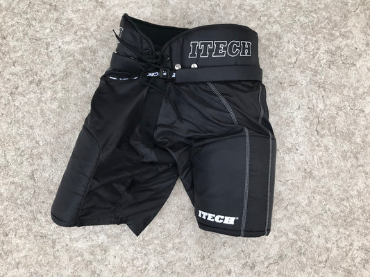 Hockey Pants Men's Size Medium Itech Black Excellent