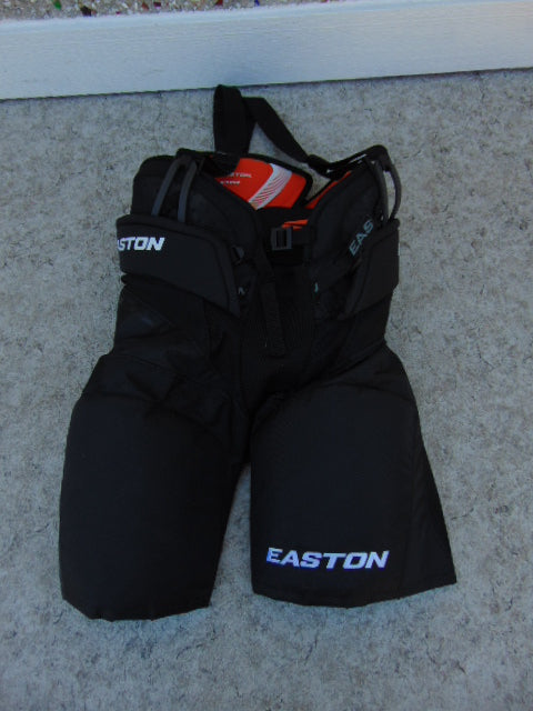 Hockey Pants Men's Size Small Easton With Suspenders As New Black Orange