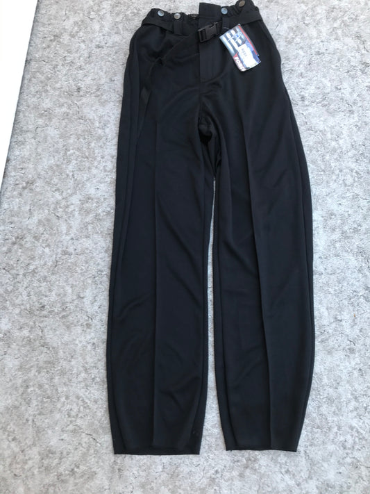 Hockey Referee Pants Men's Size Small New With Tag Front Waist Snap Broken