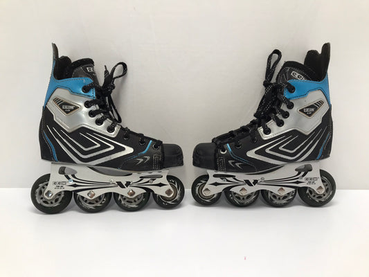 Hockey Roller Hockey Skates Child Size 4.5 Shoe Size CCM Blue Black