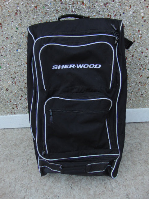 Hockey Bag Sherwood Grit Style Youth On Wheels Black Minor Use