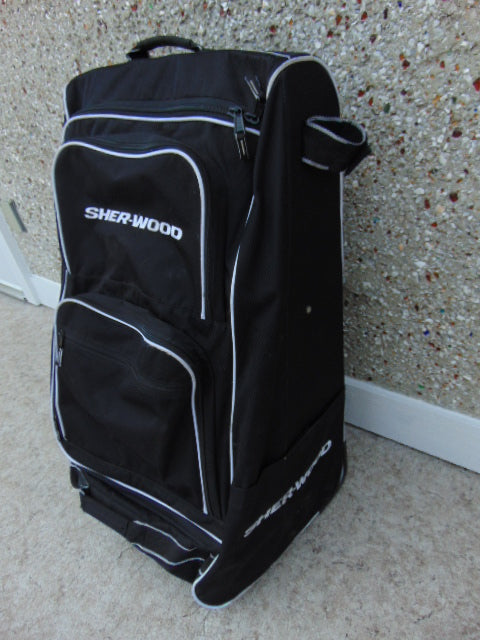 Hockey Bag Sherwood Grit Style Youth On Wheels Black Minor Use