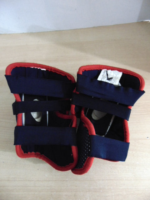 Hockey Elbow Pads Men's Size Small Red Navy Excellent
