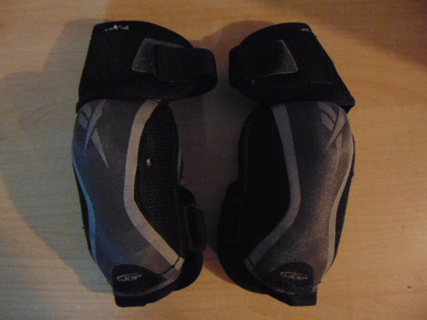 Hockey Elbow Pads Child Size Junior Medium Reebok Black Grey