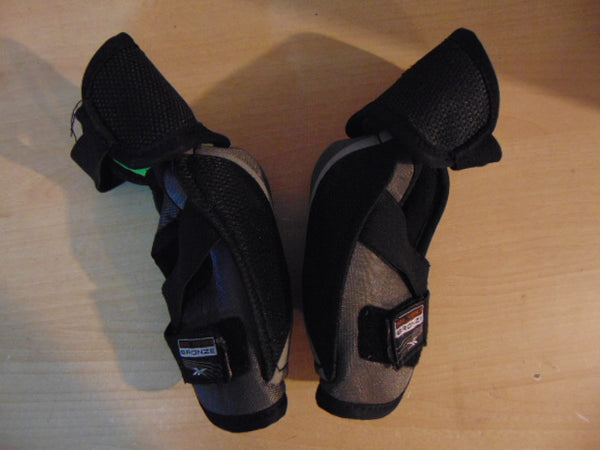 Hockey Elbow Pads Child Size Junior Medium Reebok Black Grey