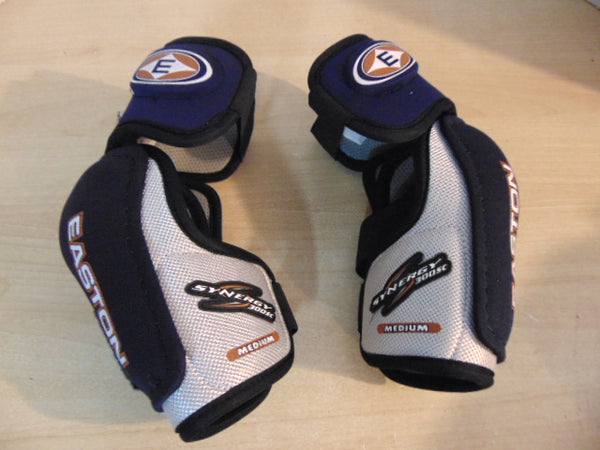 Hockey Elbow Pads Men's Size Medium Easton Blue White