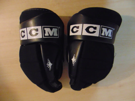 Hockey Gloves Men's Size 13 inch CCM Black White Excellent