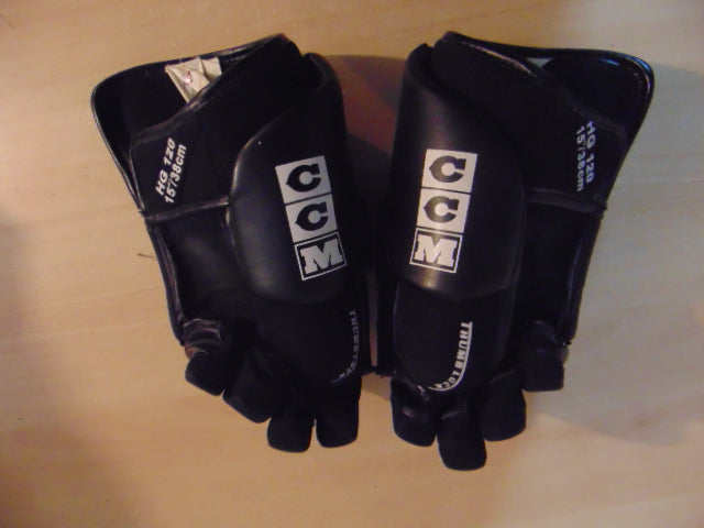 Hockey Gloves Men's Size 13 inch CCM Black White Excellent