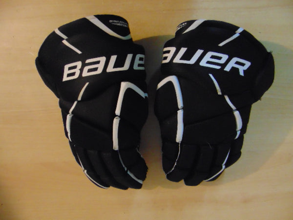 Hockey Gloves Men's Size 14 inch Bauer Challenger Black Blue Excellent