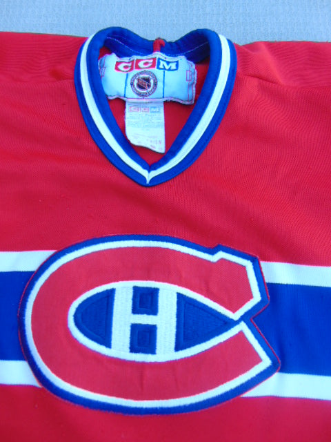 Hockey Jersey Child Size 12-24 Month Reebok Montreal Canadien Red Blue New Demo Model