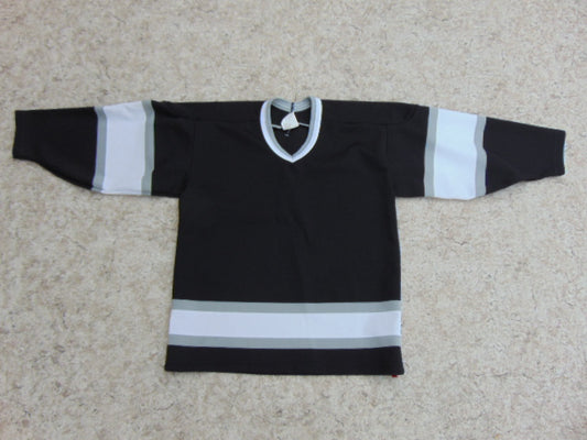 Hockey Jersey Child Size 8-10 CCM Practice Jersey Black Grey