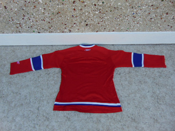 Hockey Jersey Child Size 6-7 Reebok Montreal Canadiens Minor Wear