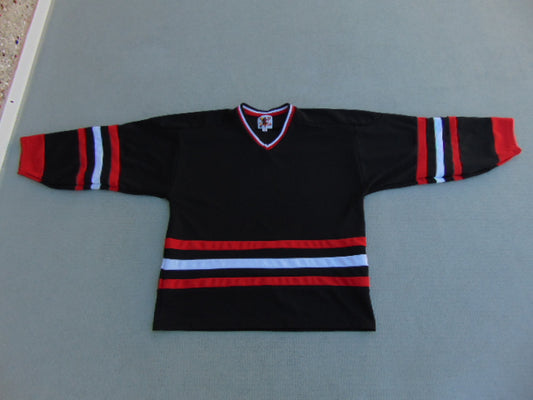 Hockey Jersey Men's Size Medium Victoria Salsa Black White Red Practice Jersey