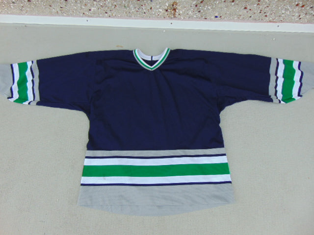 Hockey Jersey Men's Size X Large CCM Practic Navy Green Number 32 Excellent