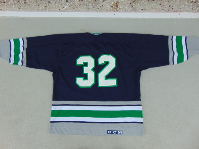Hockey Jersey Men's Size X Large CCM Practic Navy Green Number 32 Excellent