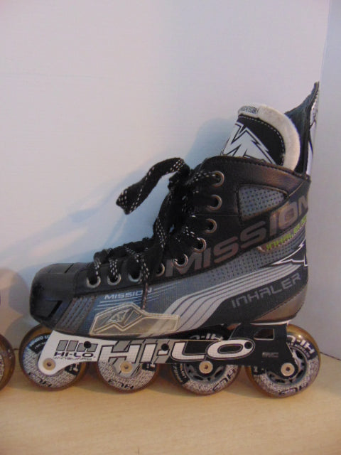 Hockey Roller Hockey Skates Child Size 4 E Shoe Size Mission Inhaler