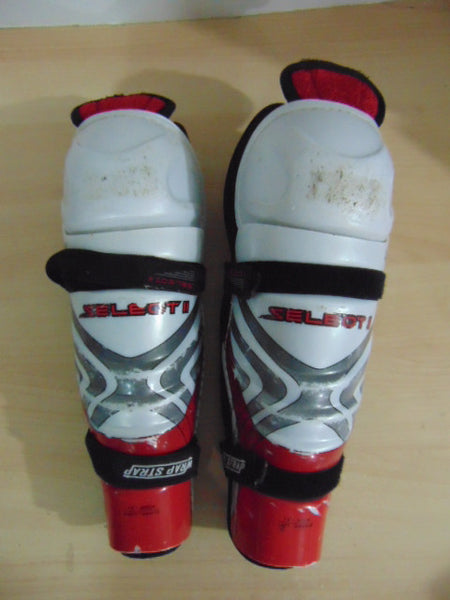 Hockey Shin Pads Child Size 12 inch Bauer Select Minor Marks