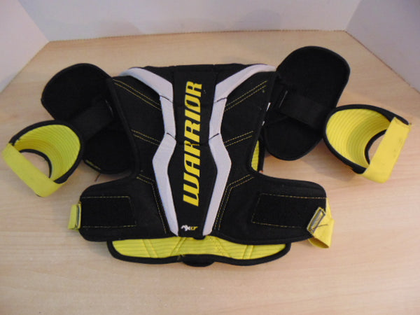 Hockey Shoulder Chest Pad Child Size Junior Large Warrior Black Yellow