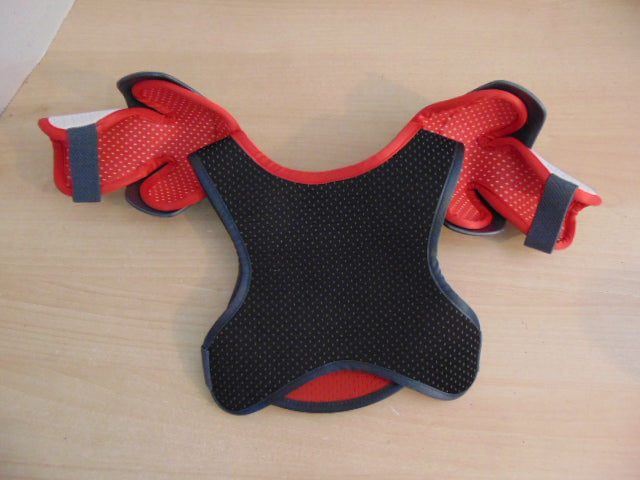 Hockey Shoulder Chest Pad Child Size Y Medium Age 4-5  CCM Top Prospect Red Grey NEW Demo Model