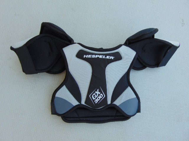 Hockey Shoulder Chest Pad Child Size Y Small Age 3-4 Hespeler GX 300 Black Grey New Demo Model