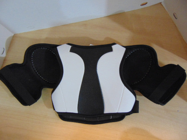 Hockey Shoulder Chest Pad Child Size Youth S-M Age 3-4 Vic  Black White