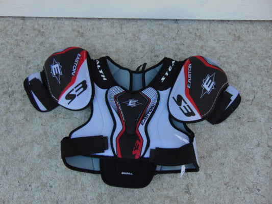 Hockey Shoulder Chest Pad Men's Size Small Easton Stealth Black Red White