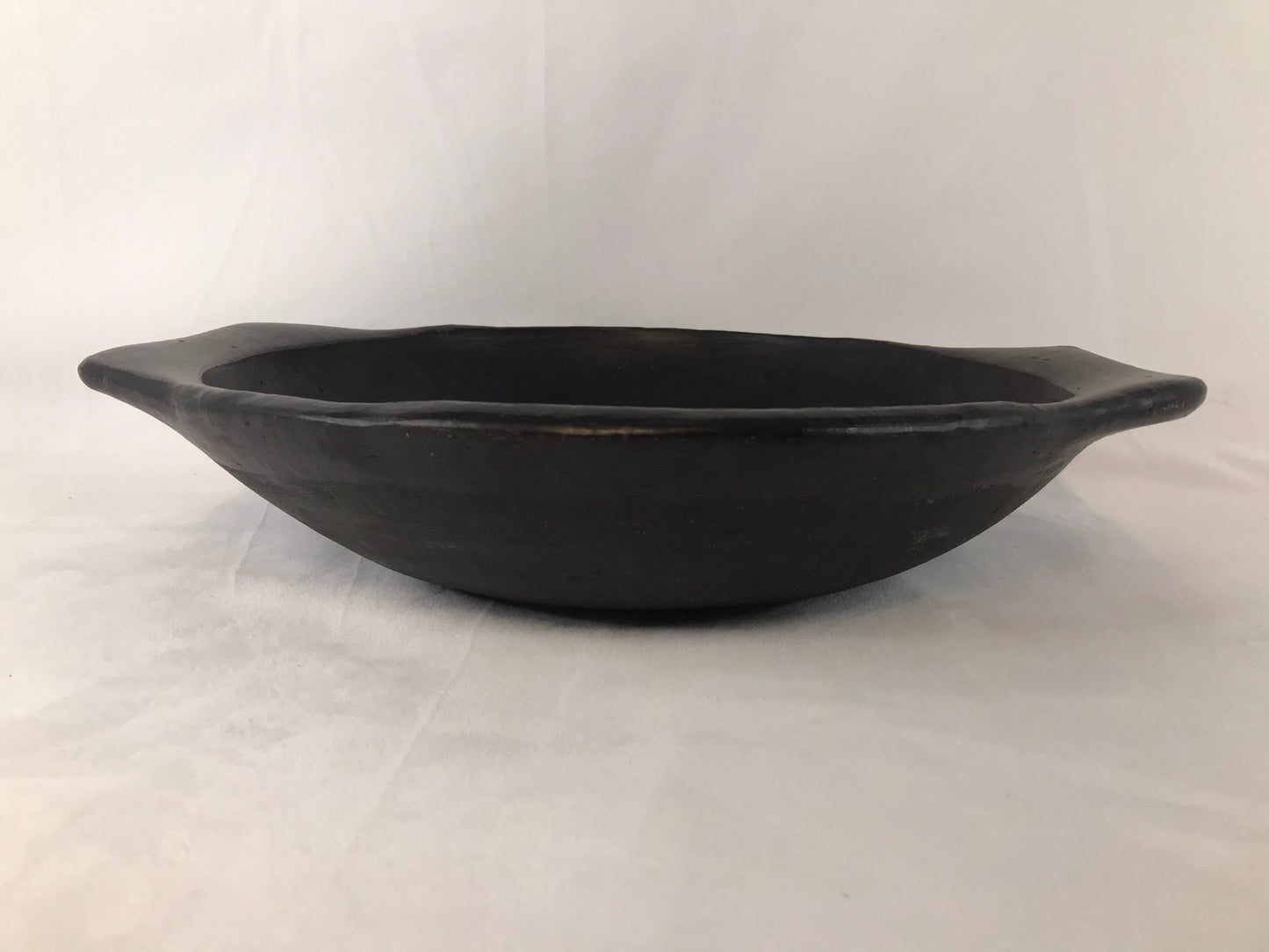 Home and Cottage Black Clay Pottery Large Baking Dish Roasting Pan Walk Outstanding Quality 14 x 16 inch Perfect No Damage