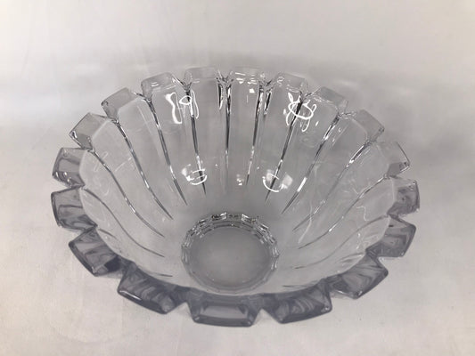 Home and Cottage Large Cut Glass Crystal Bowl Thick and Heavy 10 x 5 inch NEW Perfect