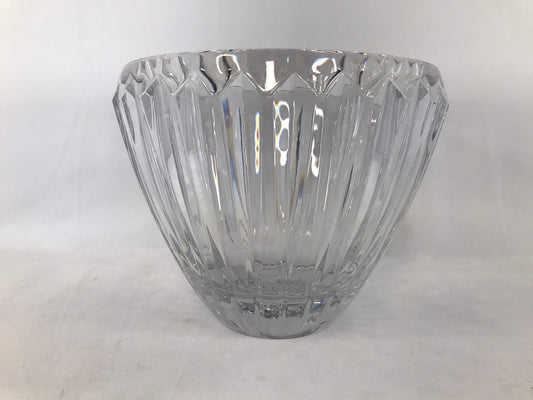 Home and Cottage Large Cut Glass Crystal Bowl Thick and Heavy 9 x 8 inch NEW Perfect