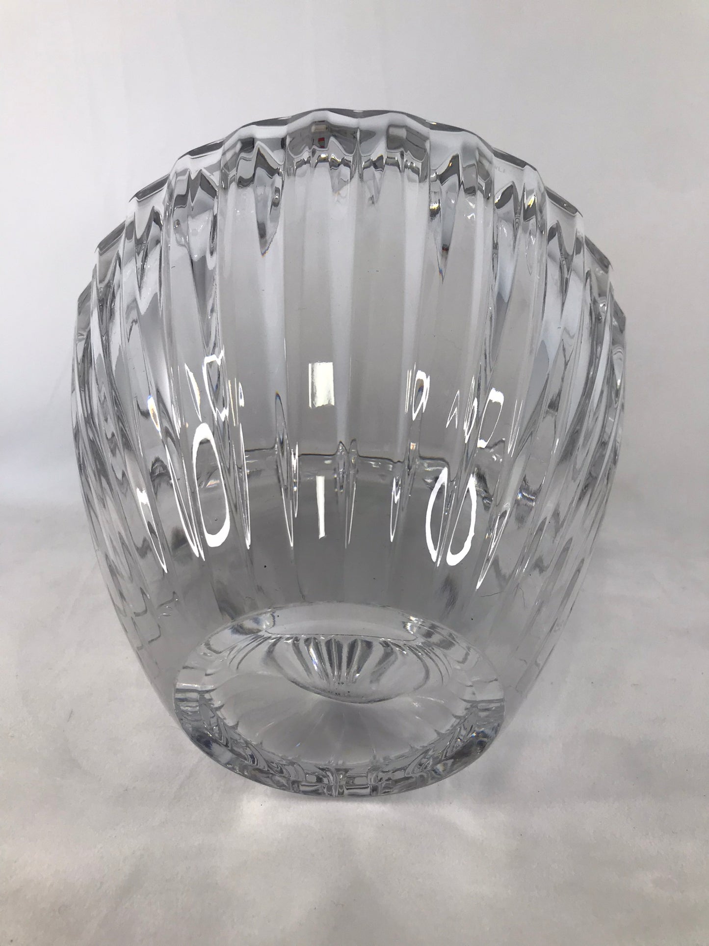 Home and Cottage Large Cut Glass Crystal Bowl Thick and Heavy 9 x 8 inch NEW Perfect