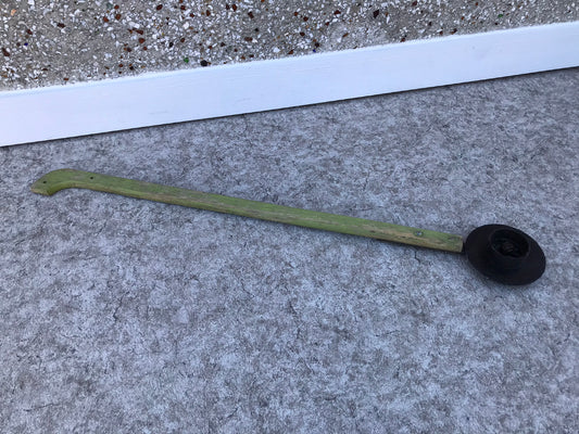 Home and Cottage Vintage Garden Art Old Hang Up Pole With Large Metal Cutter Great For Hanging With Plant Off It 44 inch