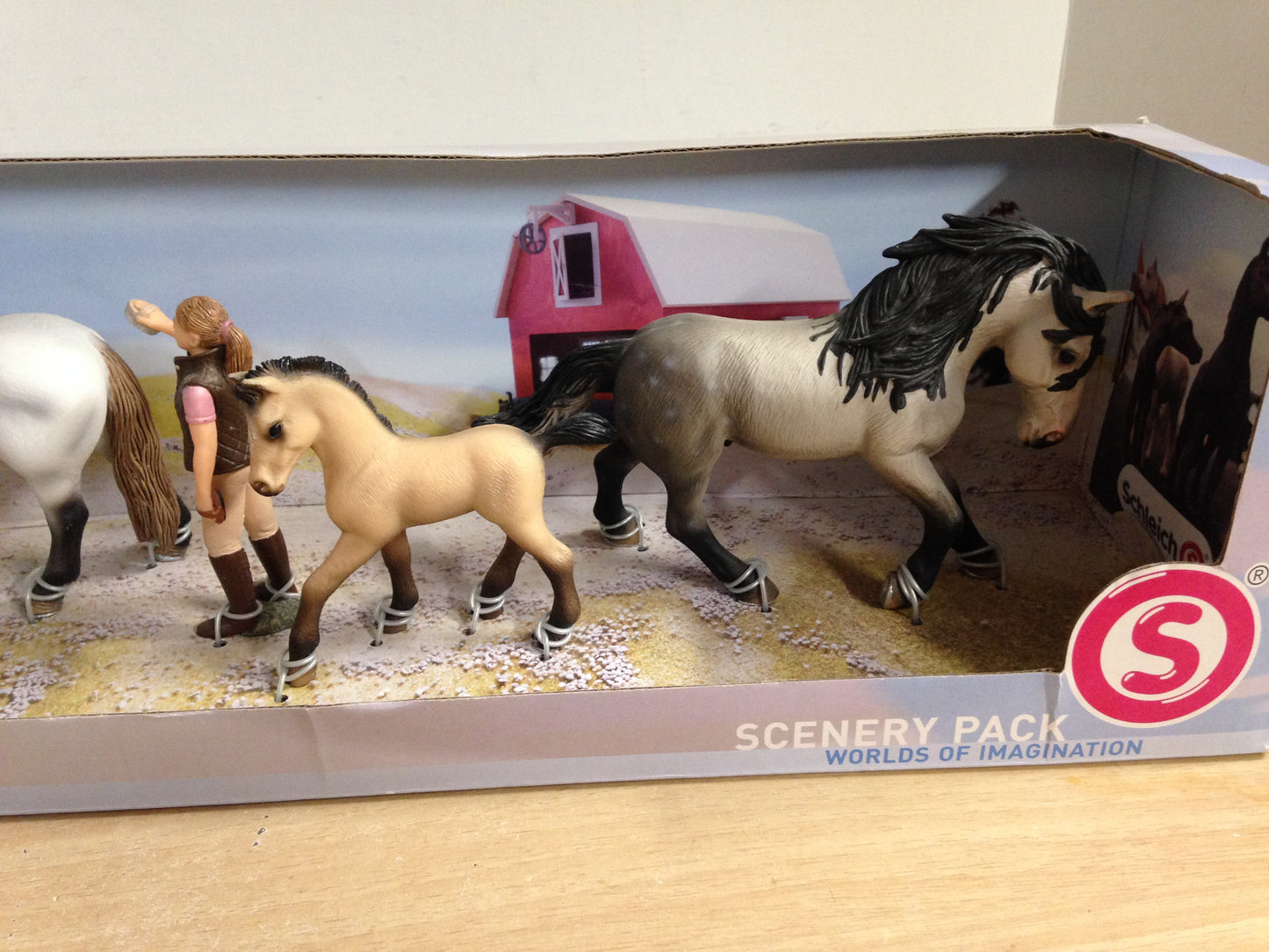 Horses Riding Schleich Germany Horses and Girl New In Box