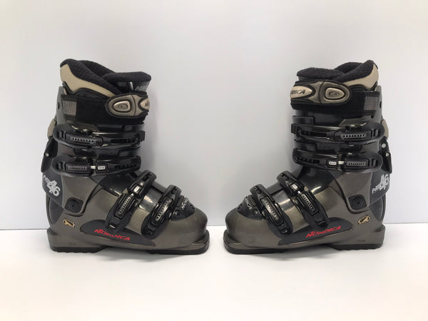 Ski Boots Mondo Size 23.0 Men's Size 5 Ladies Size 6 270 mm Nordica Grey Black Excellent