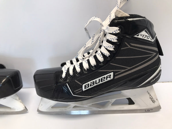 Hockey Goalie Skates Senior Men's Size 7.5 Shoe Size Bauer Supreme S170 With Extra Set Excellent Used Condition of Blades