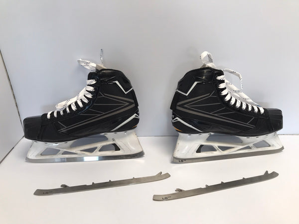 Hockey Goalie Skates Senior Men's Size 7.5 Shoe Size Bauer Supreme S170 With Extra Set Excellent Used Condition of Blades