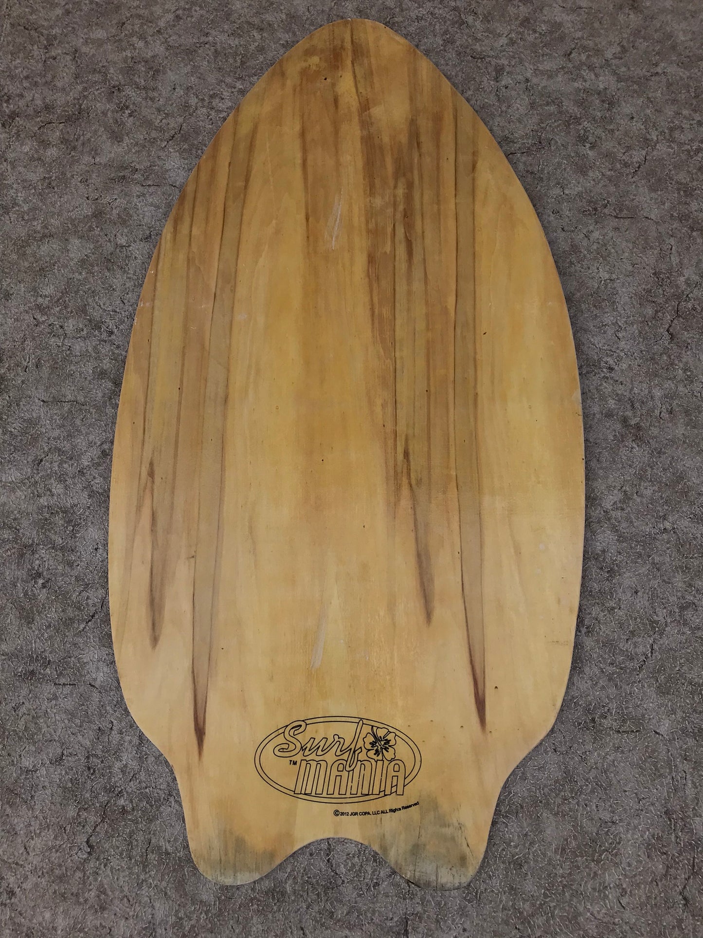 Surf SkimBoard Wood Ocean Blue Red Yellow Green 41 x 20 inch Large
