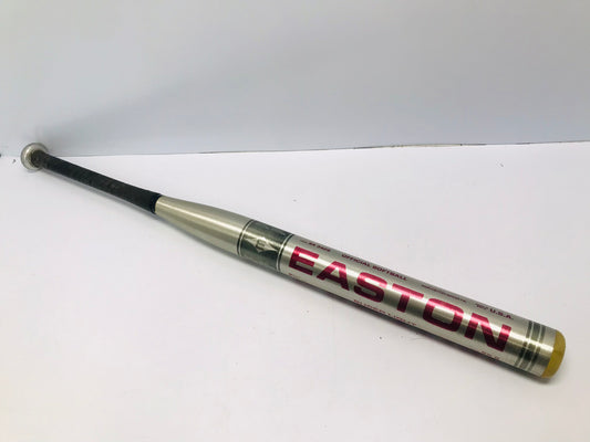 Baseball Bat 34 inch 28 oz Easton Ultra Long Barrell Softball Chrome Black Red