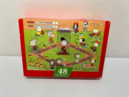 Child Jigsaw Puzzle 48 pc Hallmark Charlie Brown All Star Vintage 1978 Complete