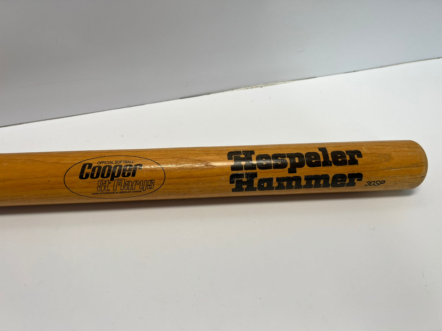 Baseball Bat 33.5 inch Vintage Cooper Wooden Bat The Hammer Made In Canada RARE