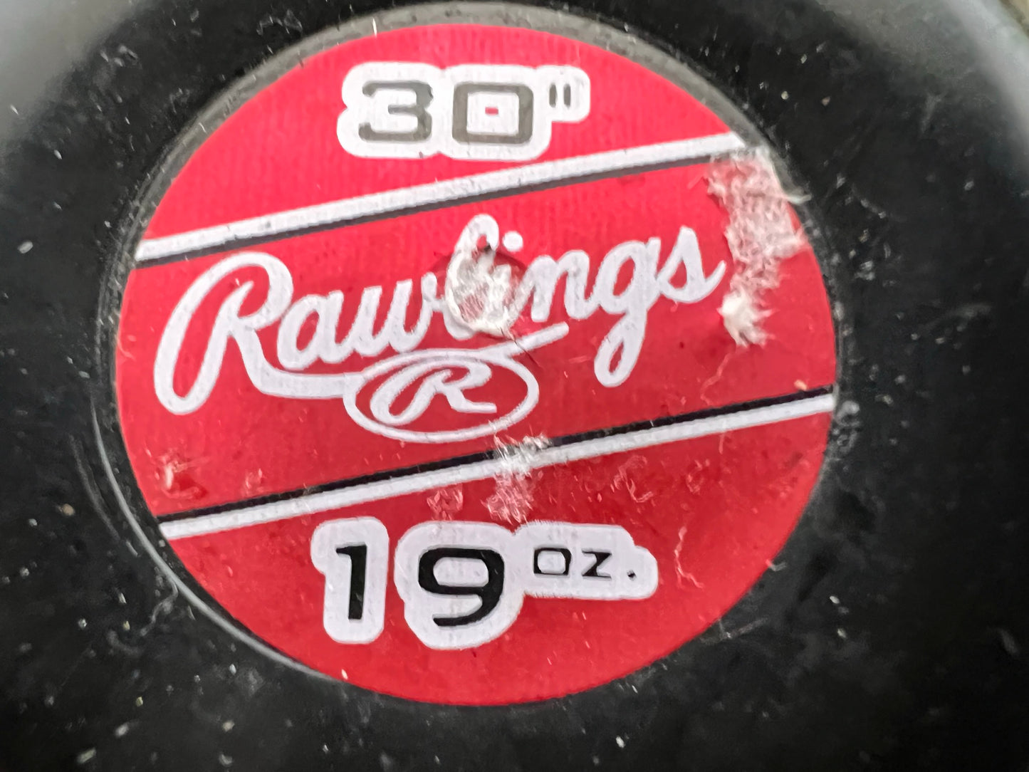 Baseball Bat 30 inch 19 oz Rawlings Strive Red Black