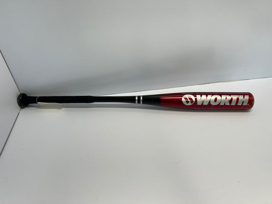 Baseball Bat 30 inch 19 oz Worth Red Black