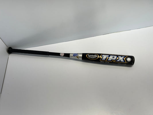Baseball Bat 30 inch 17 oz  Louisville Slugger TPX Warrior Black Chrome