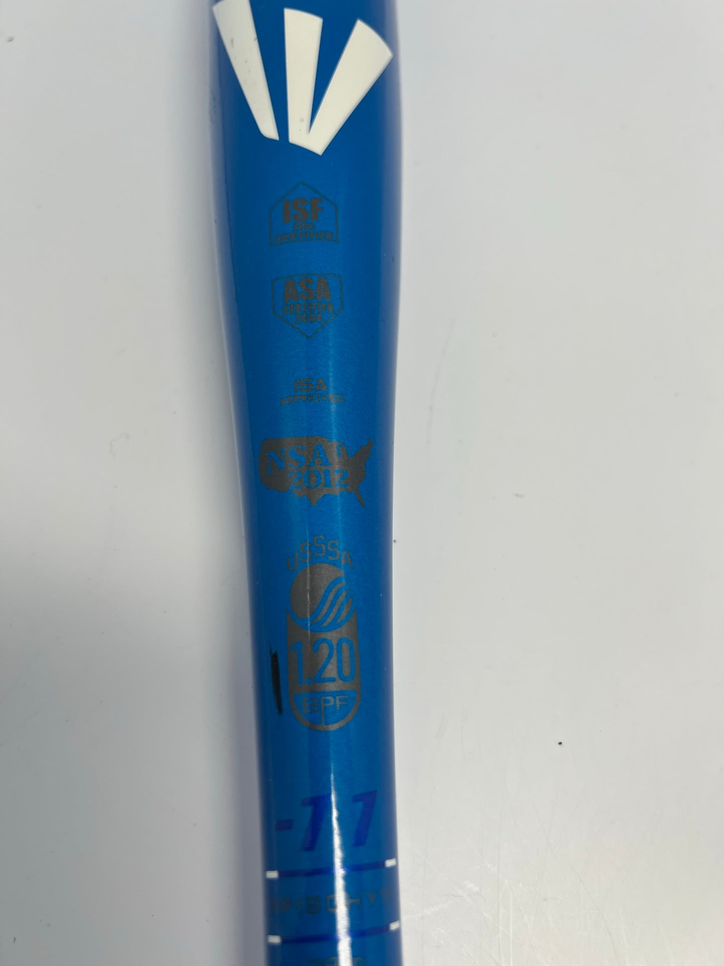 Baseball Bat 29 inch 18 oz Easton Ghost Softball Grey Blue
